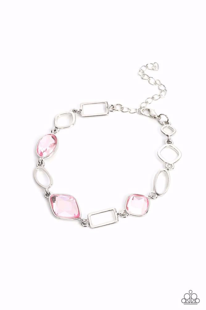 Dazzle for Days - Pink Bracelet