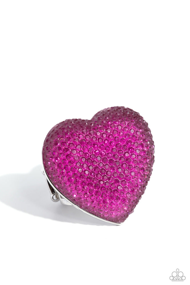 Hypnotizing Heart - Pink Exclusive Ring