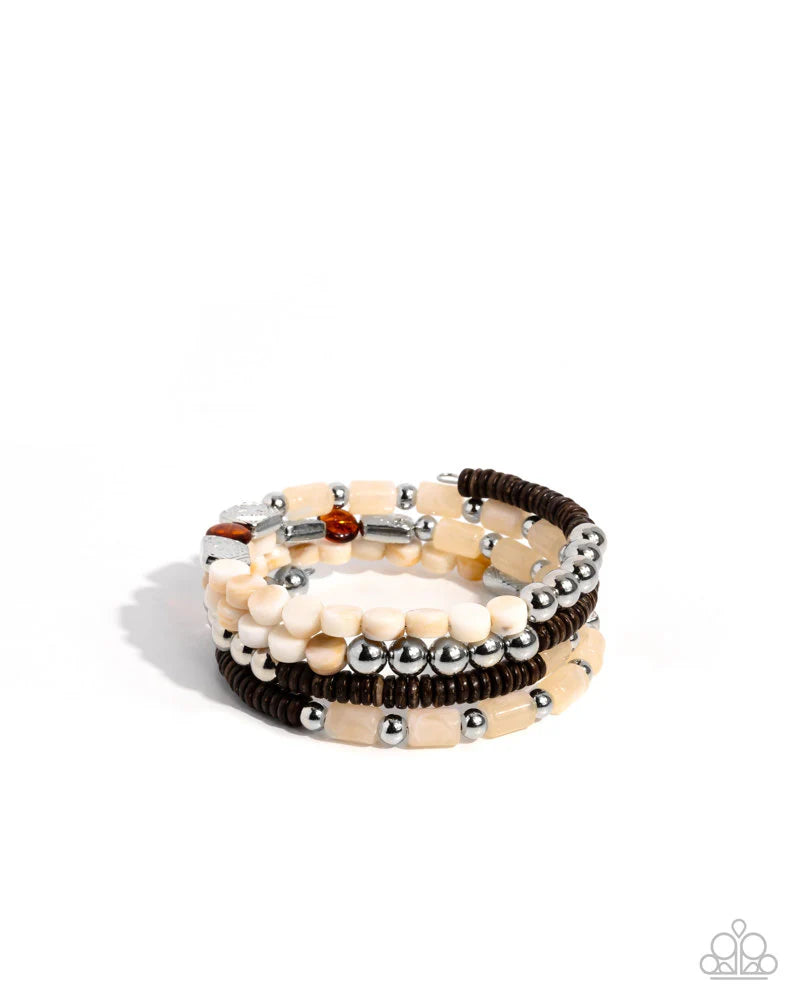 Eclectic Empire - Brown Exclusive Coil Bracelet