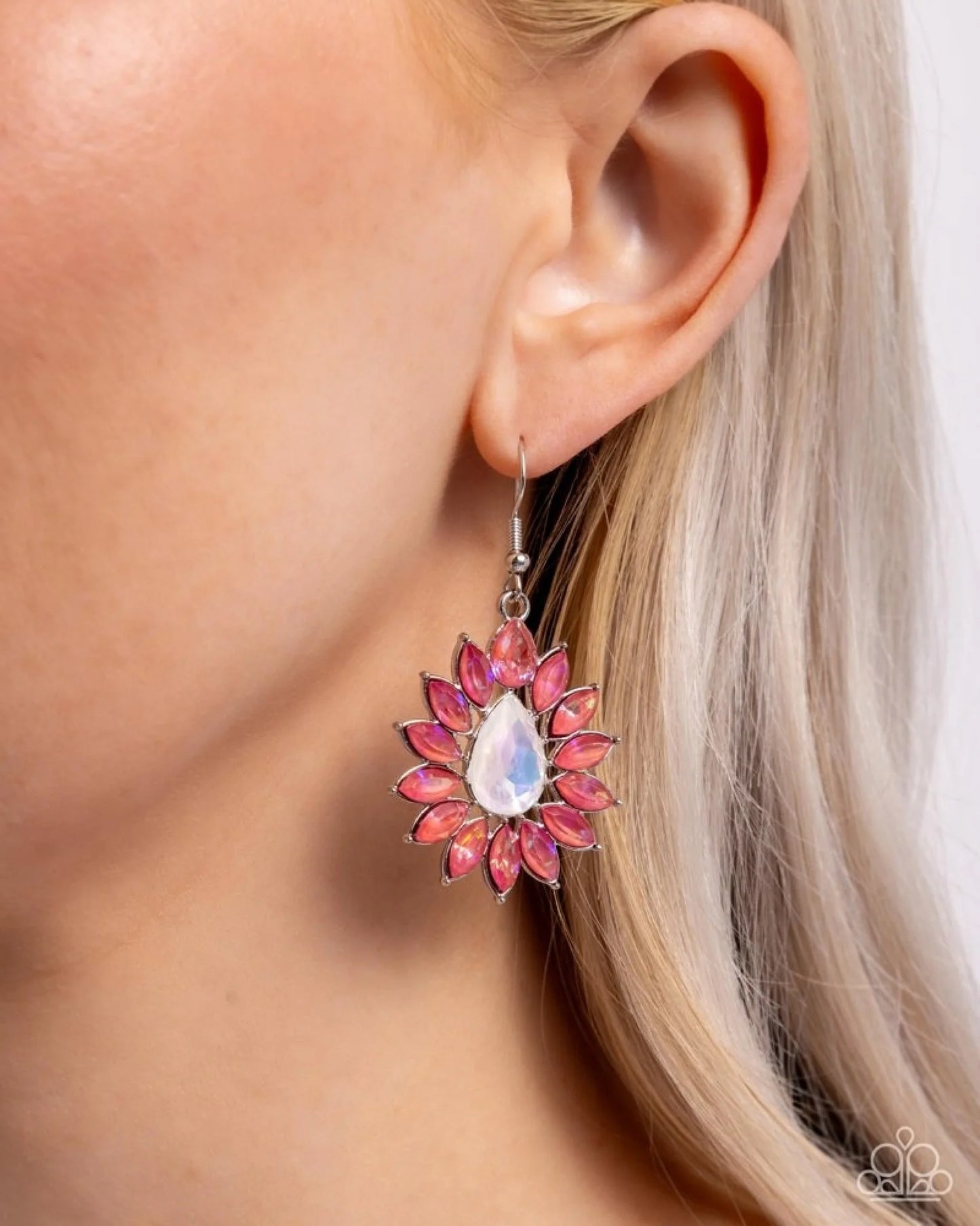 Giddy Generosity - Pink Earrings