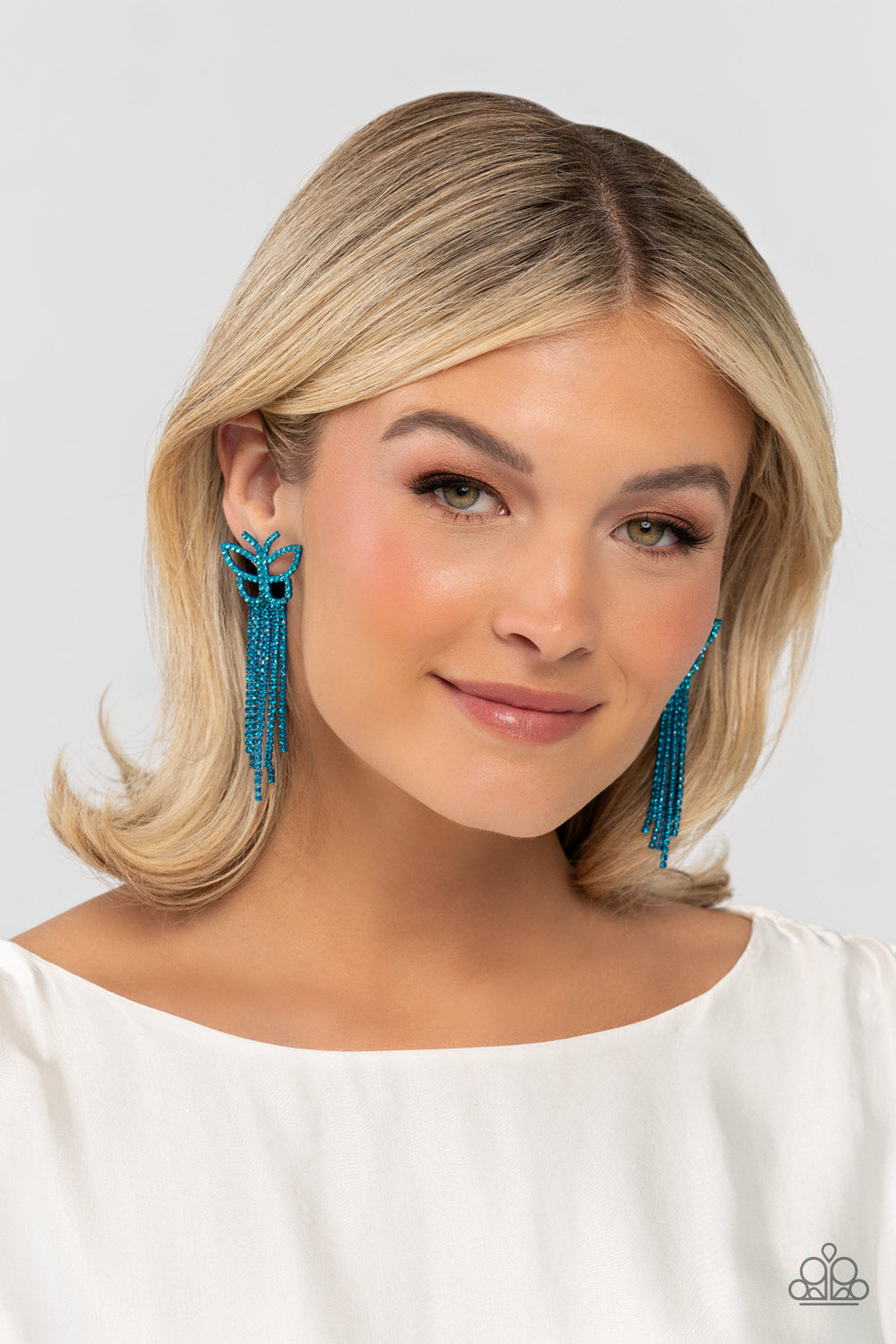 Billowing Butterflies - Blue Earrings July 2023 Life of the Party Exclusive
