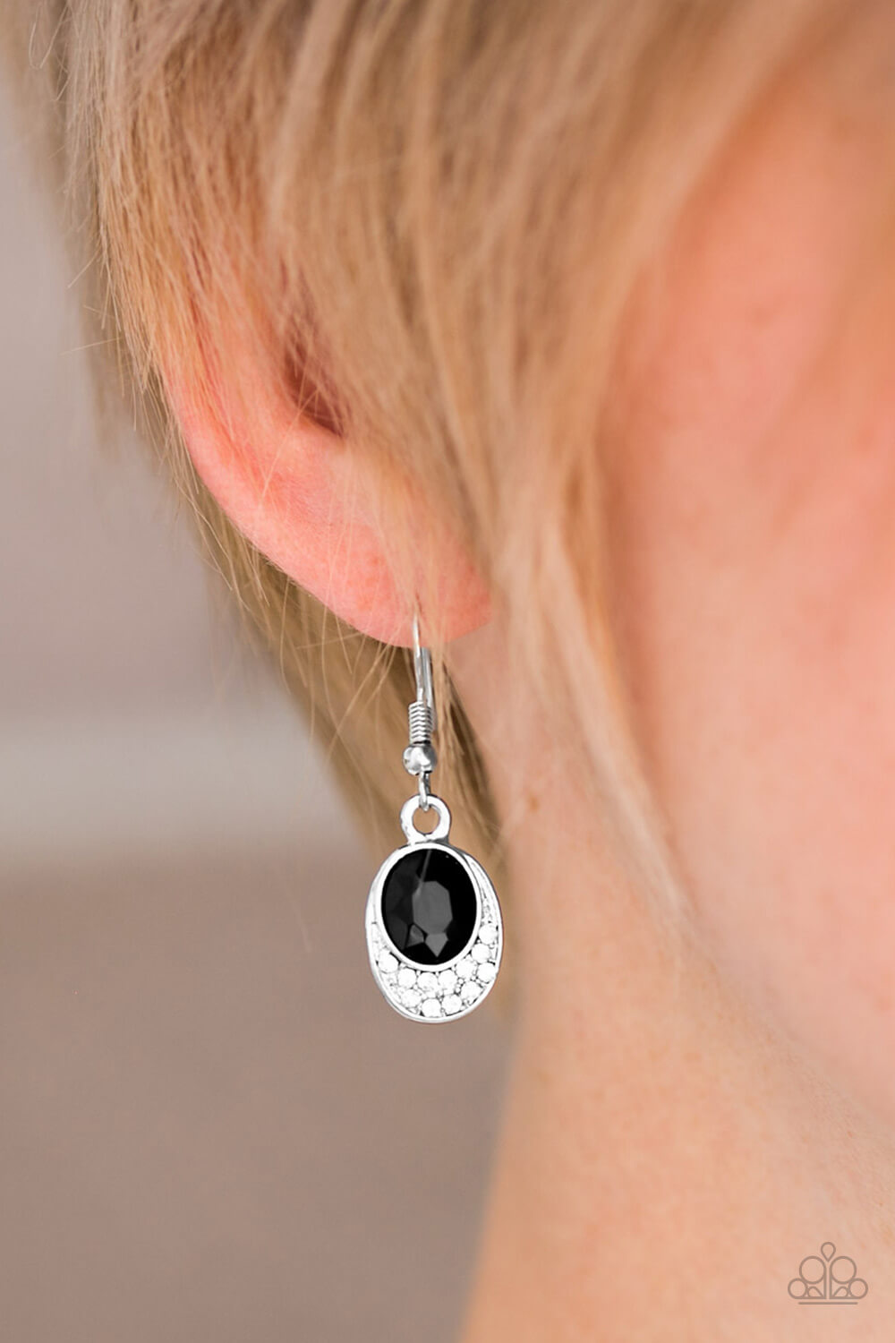 As Humanly POSH-ible - Black Earrings - Princess Glam Shop