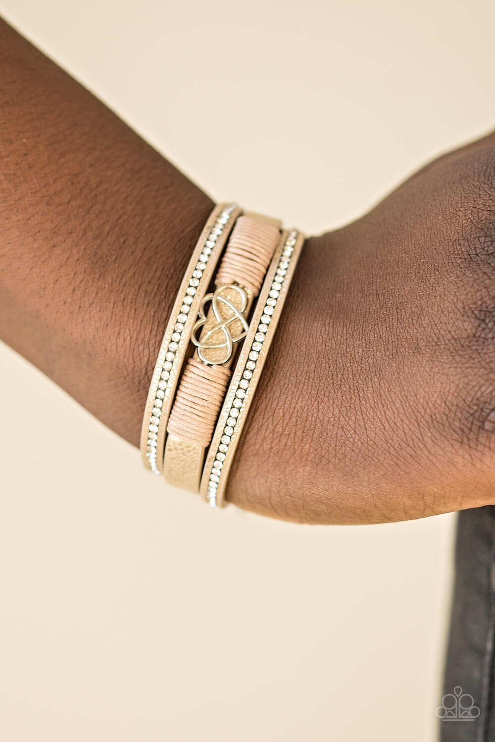 Hustlin Heart - Orange Bracelet - Princess Glam Shop