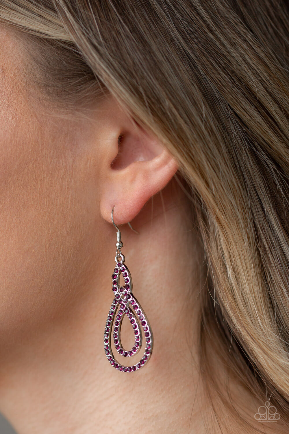 Sassy Sophistication - Purple Earrings - Princess Glam Shop