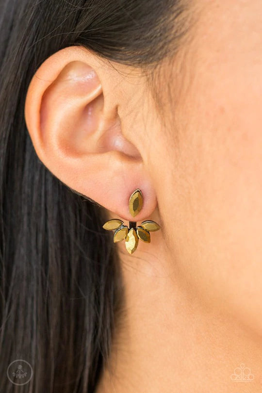 Radical Refinement - Brass Post Earrings - Princess Glam Shop