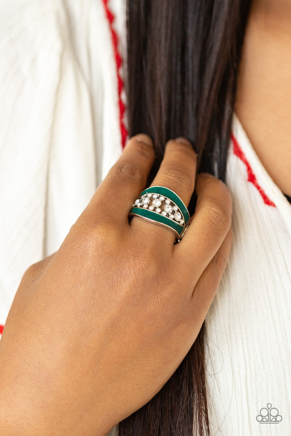 Trending Treasure - Green Ring - Princess Glam Shop