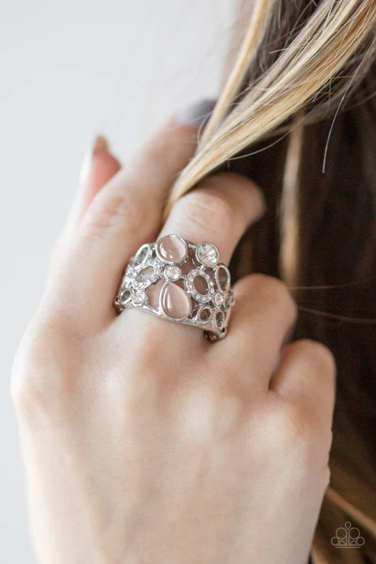 Summer Yacht - Brown Moonstone Ring - Princess Glam Shop