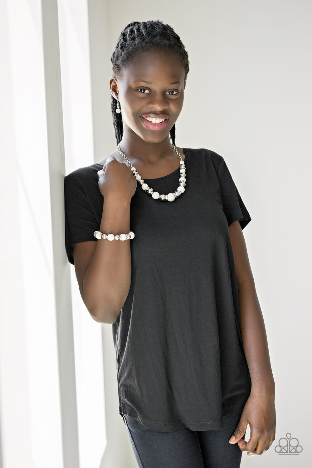 Ruling Class Radiance White Stone Bracelet - Princess Glam Shop