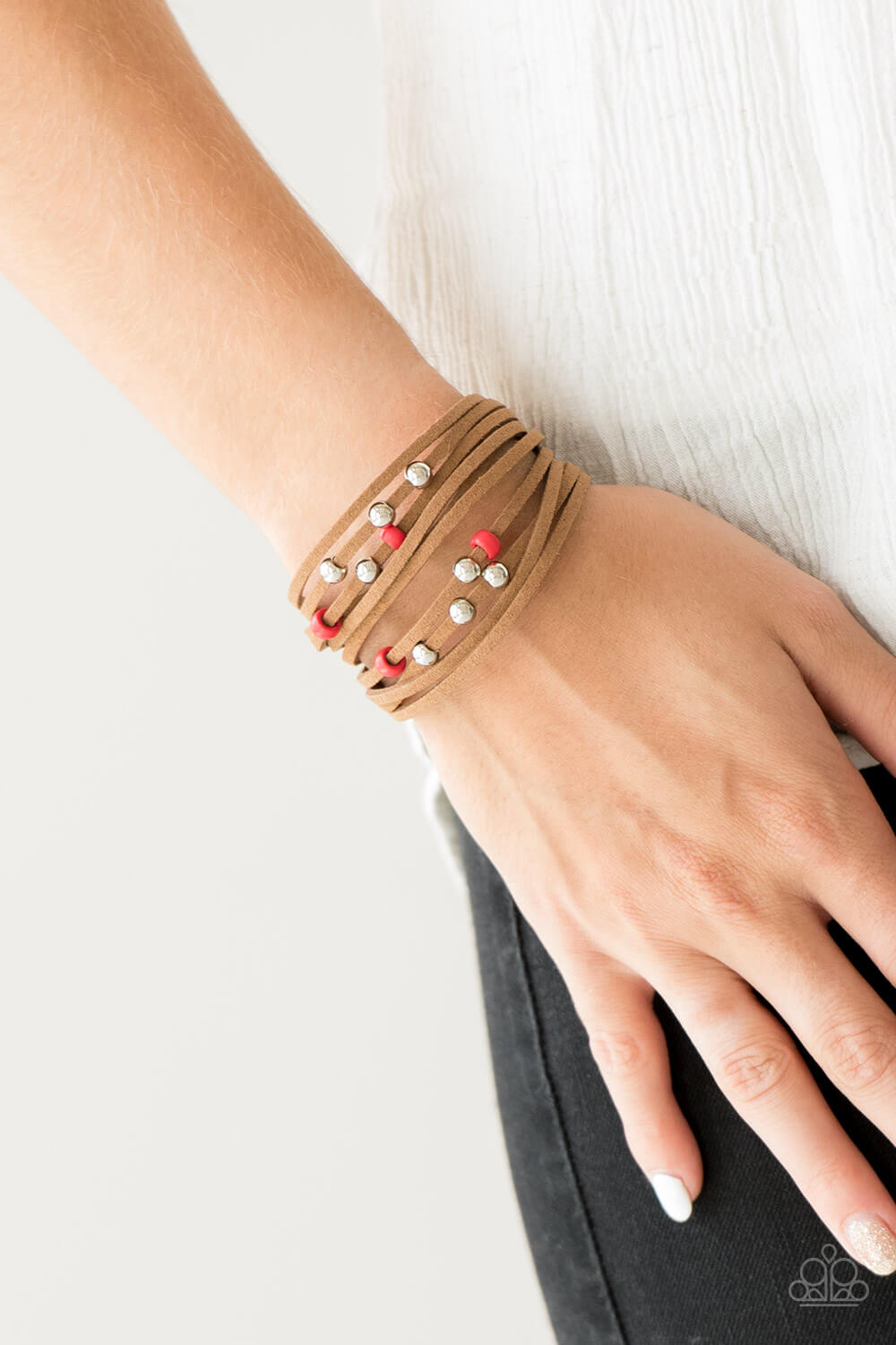 Colorfully Coachella - Red Bracelet - Princess Glam Shop