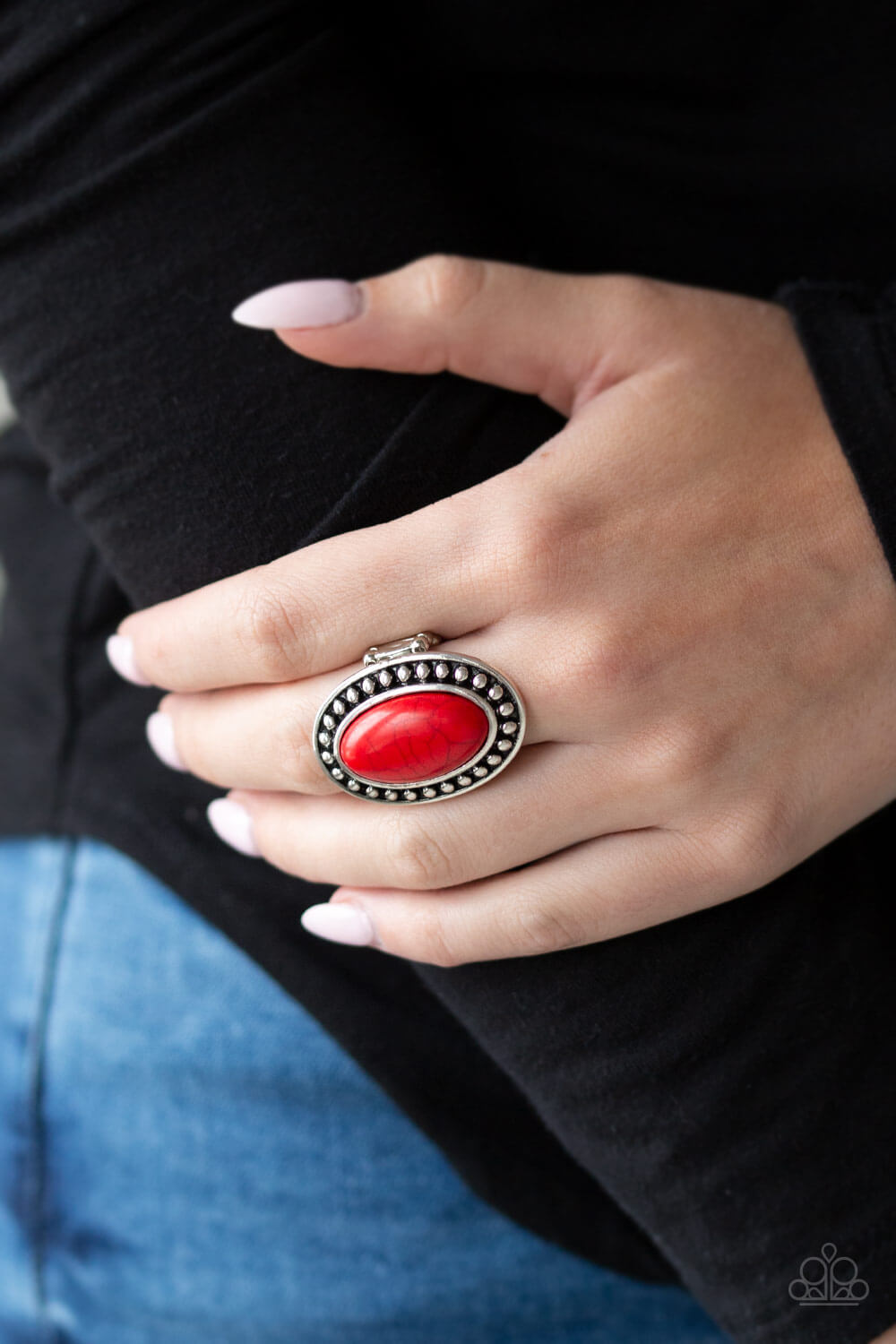 Desert Heat - Red Stone Ring - Princess Glam Shop