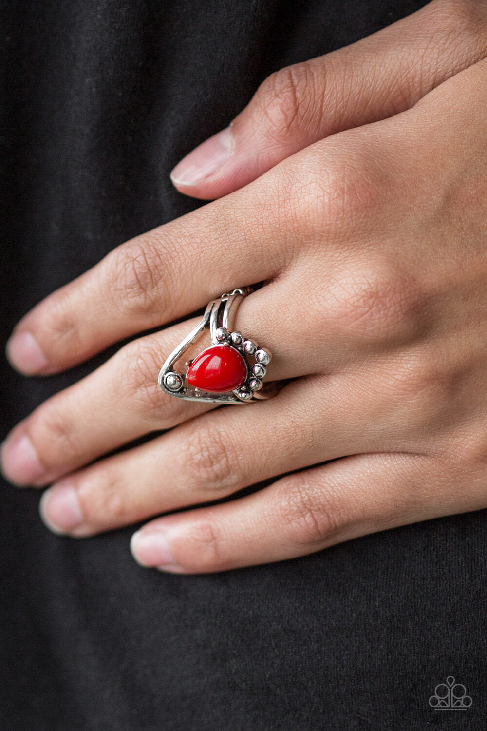The Bold and The BEAD-iful - Red Ring - Princess Glam Shop