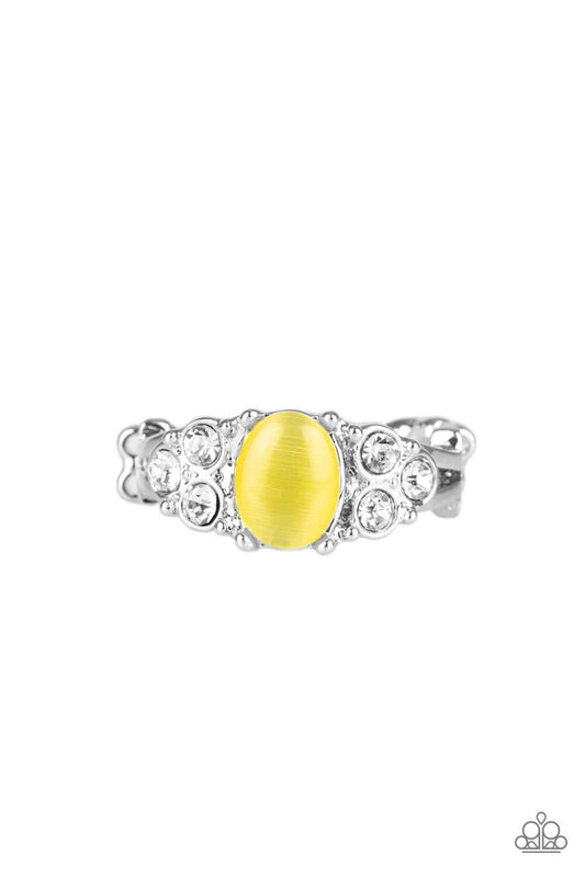Extra Spark-tacular - Yellow Ring - Princess Glam Shop