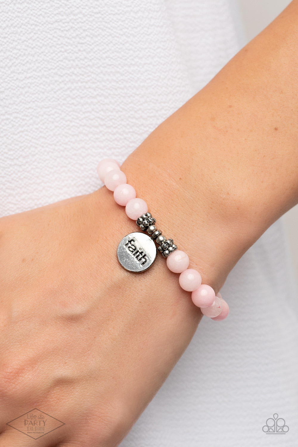 FAITH It, Till You Make It - Pink Bracelet - Princess Glam Shop
