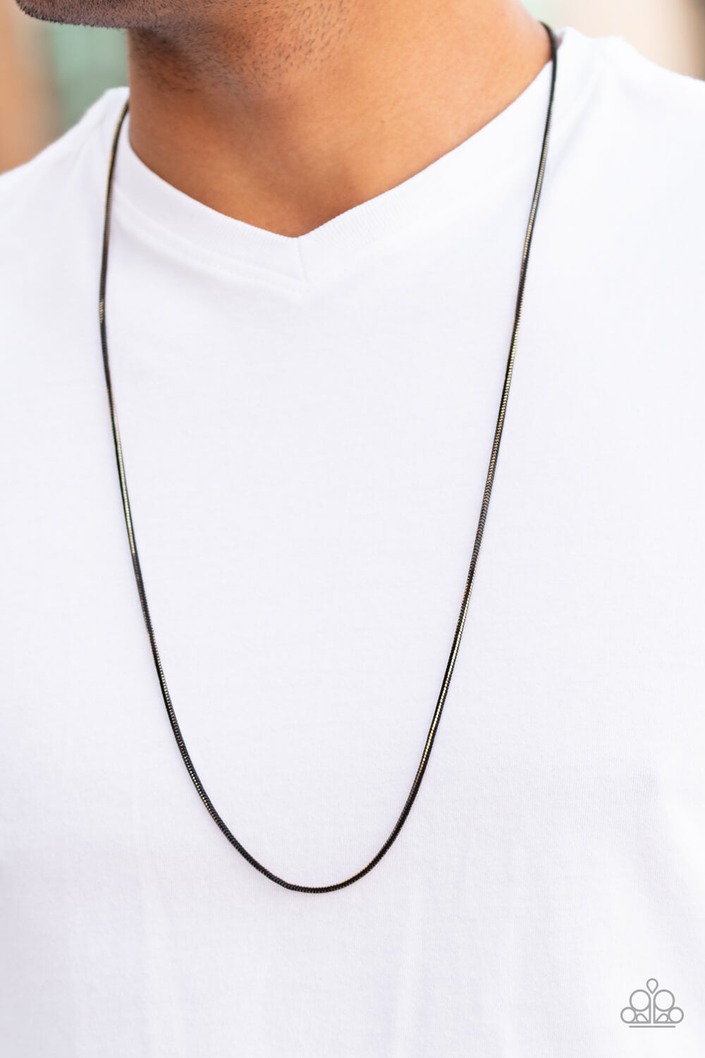 Mixed Mayhem - Gold & Black Men's Urban Necklace - Princess Glam Shop