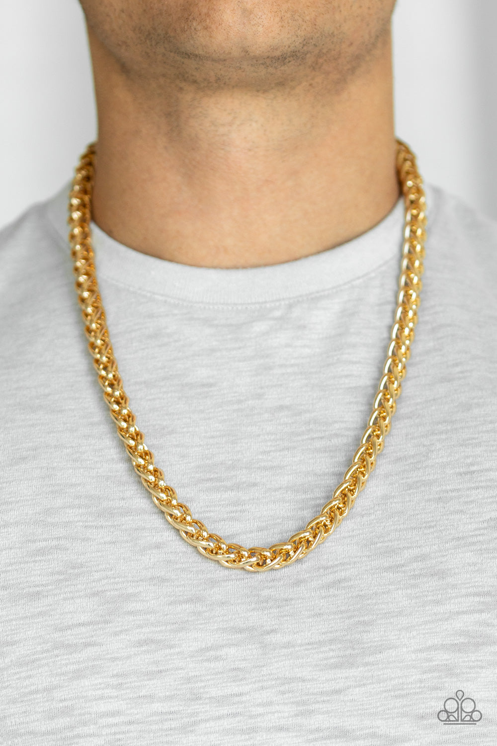 Big Talker - Gold Men's Necklace - Princess Glam Shop