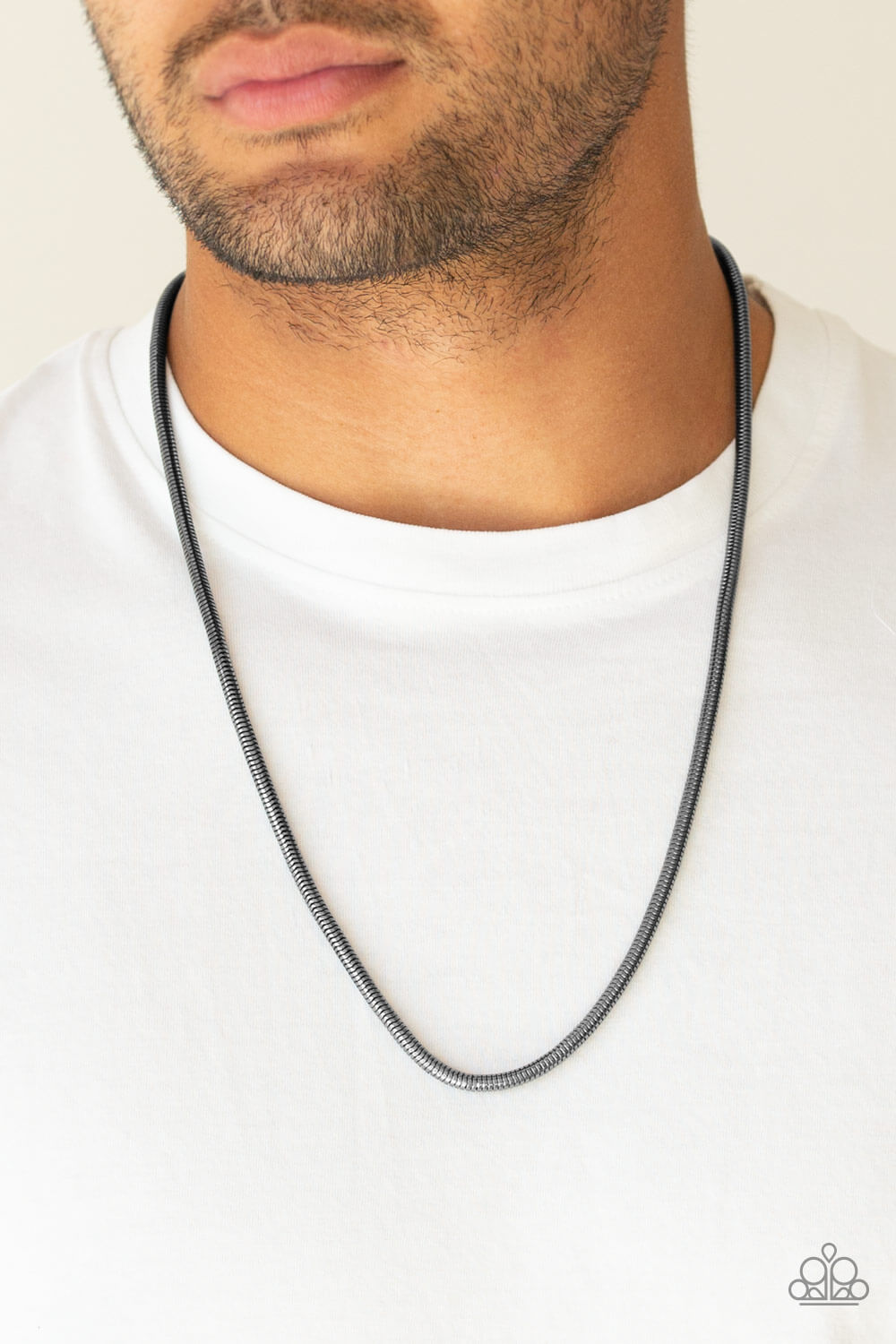 Victory Lap - Men's Black Necklace - Princess Glam Shop