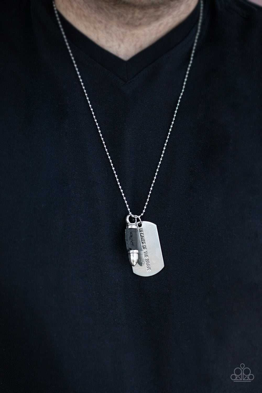 Proud Patriot - Black Men's Necklace - Princess Glam Shop