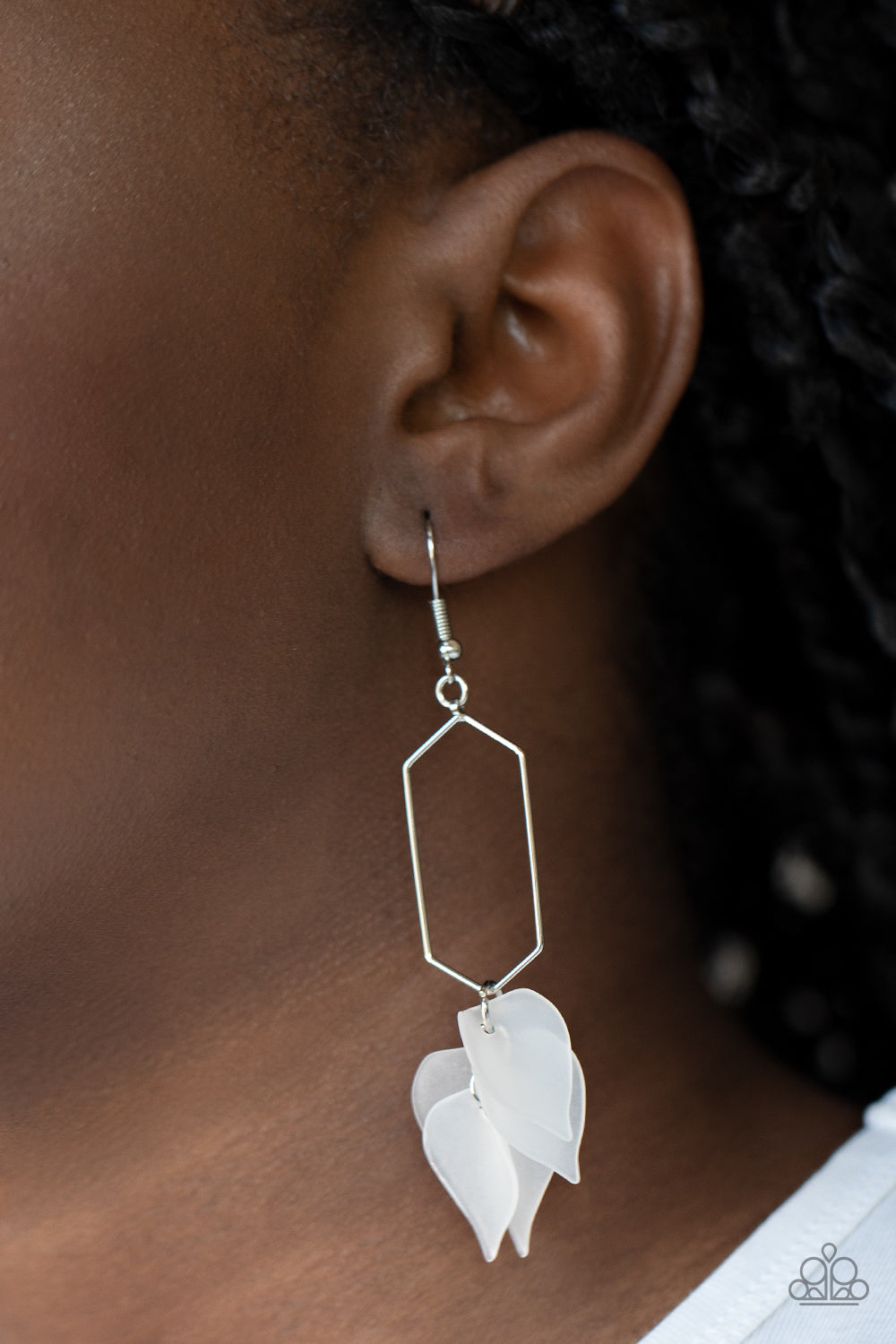 Extra Ethereal - White Earrings - Princess Glam Shop