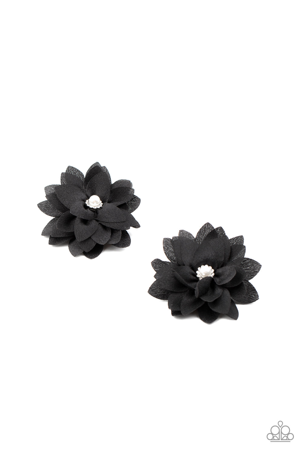 Things That Go BLOOM! - Black Hair Bows - Princess Glam Shop
