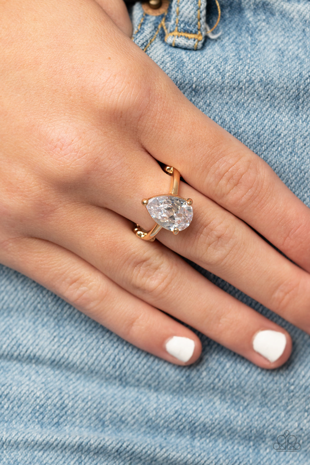 Vintage Engagement - Gold Ring - Princess Glam Shop