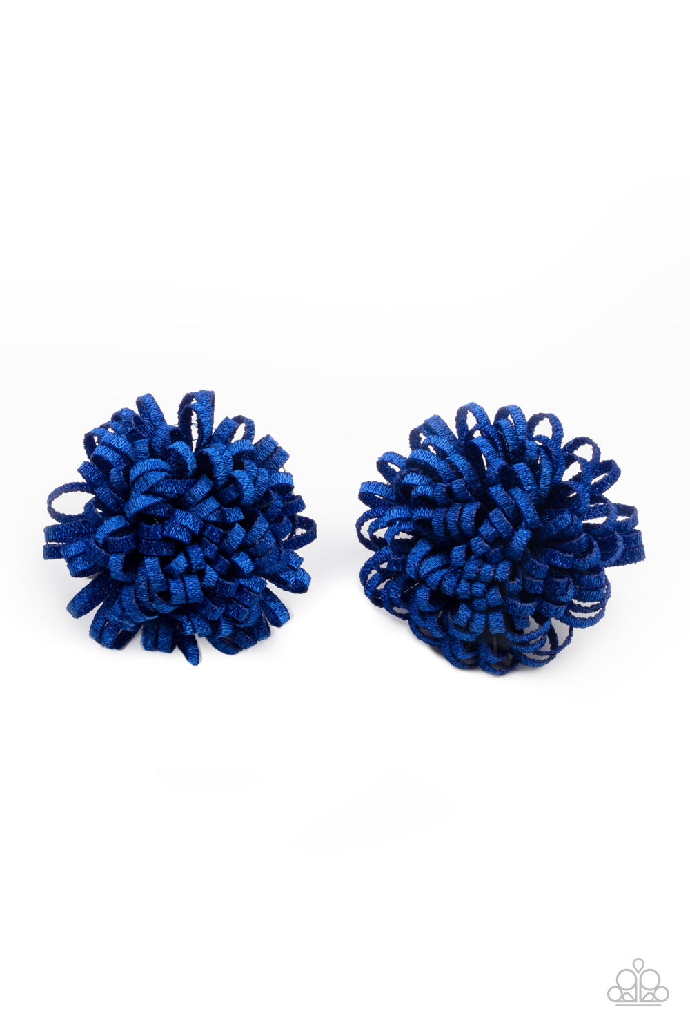 Pretty in Posy - Blue Hair Clips - Princess Glam Shop
