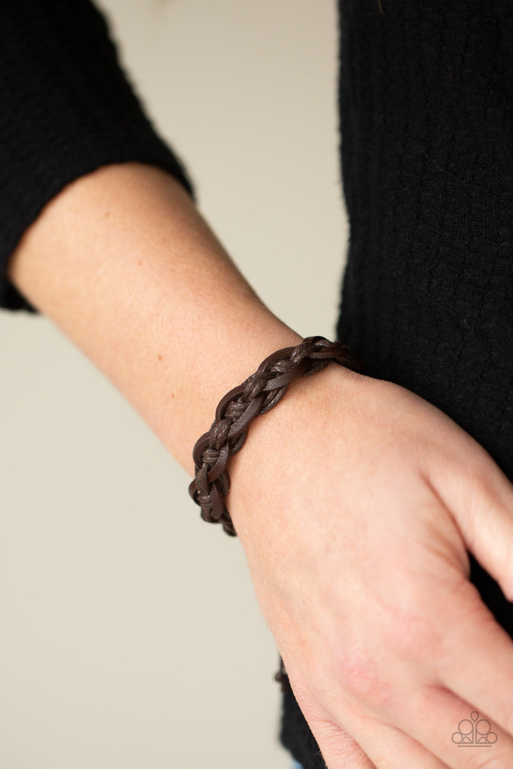 Rugged Adventure - Brown Urban Bracelet - Princess Glam Shop