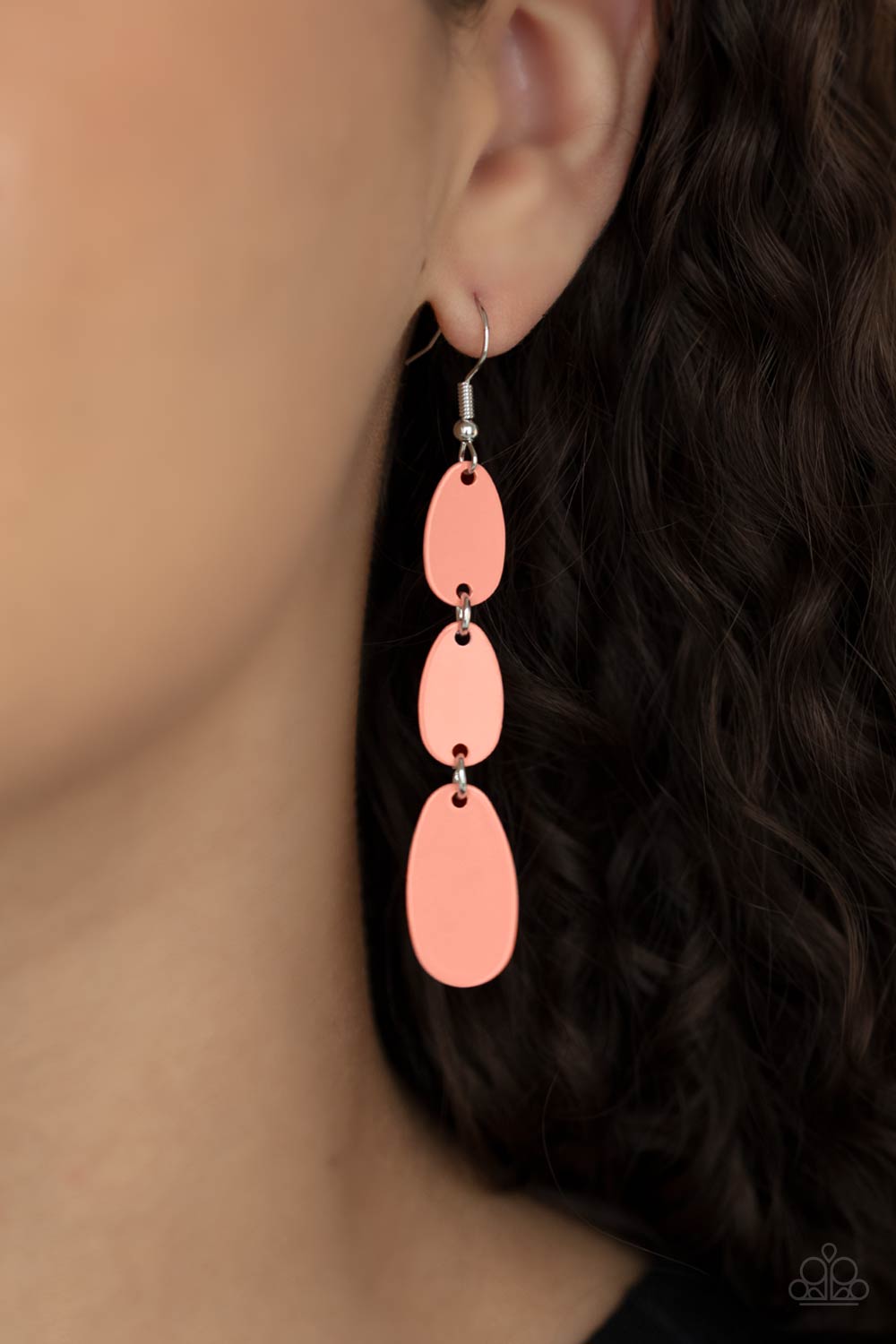 Rainbow Drops - Orange Earrings - Princess Glam Shop