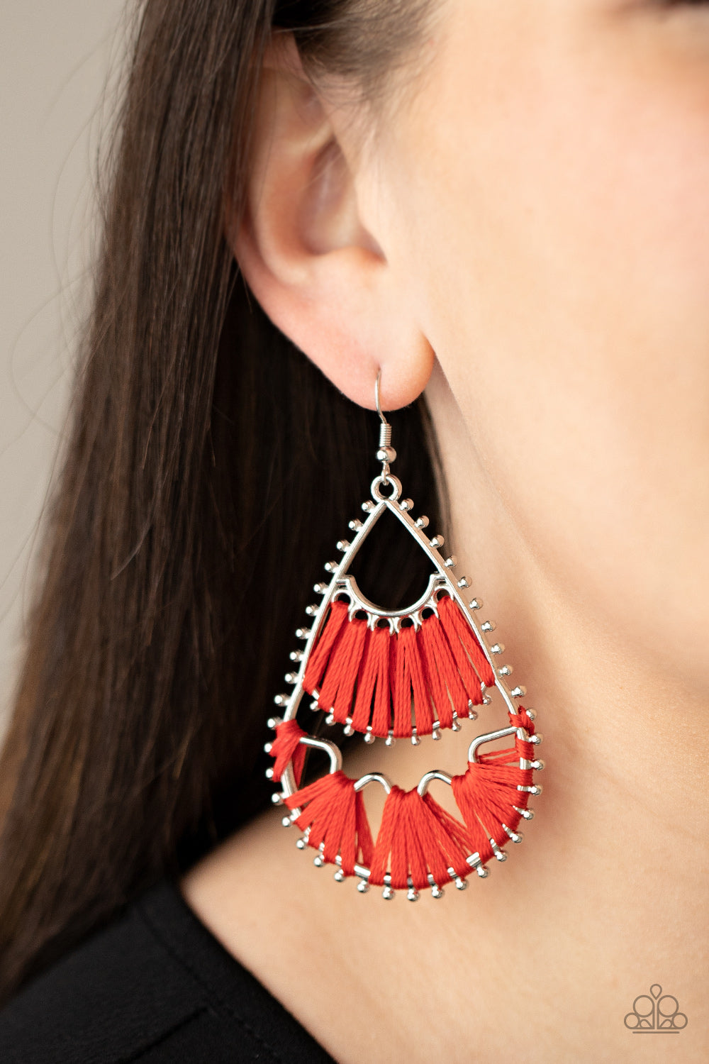 Samba Scene - Red Earrings - Princess Glam Shop