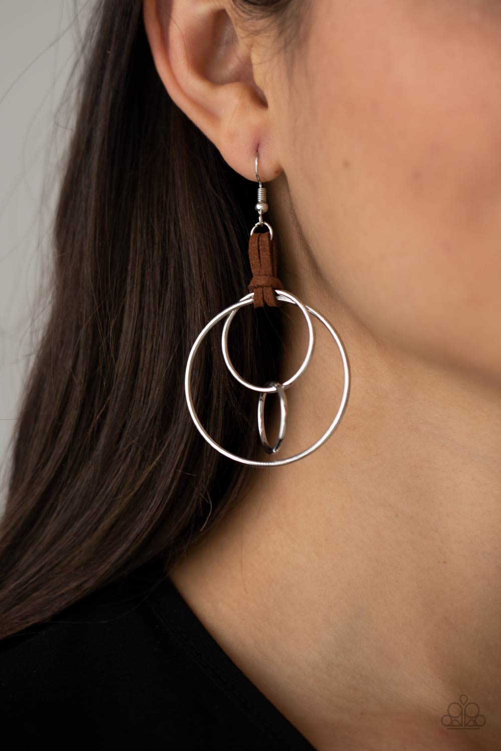 Fearless Fusion - Brown Earrings - Princess Glam Shop