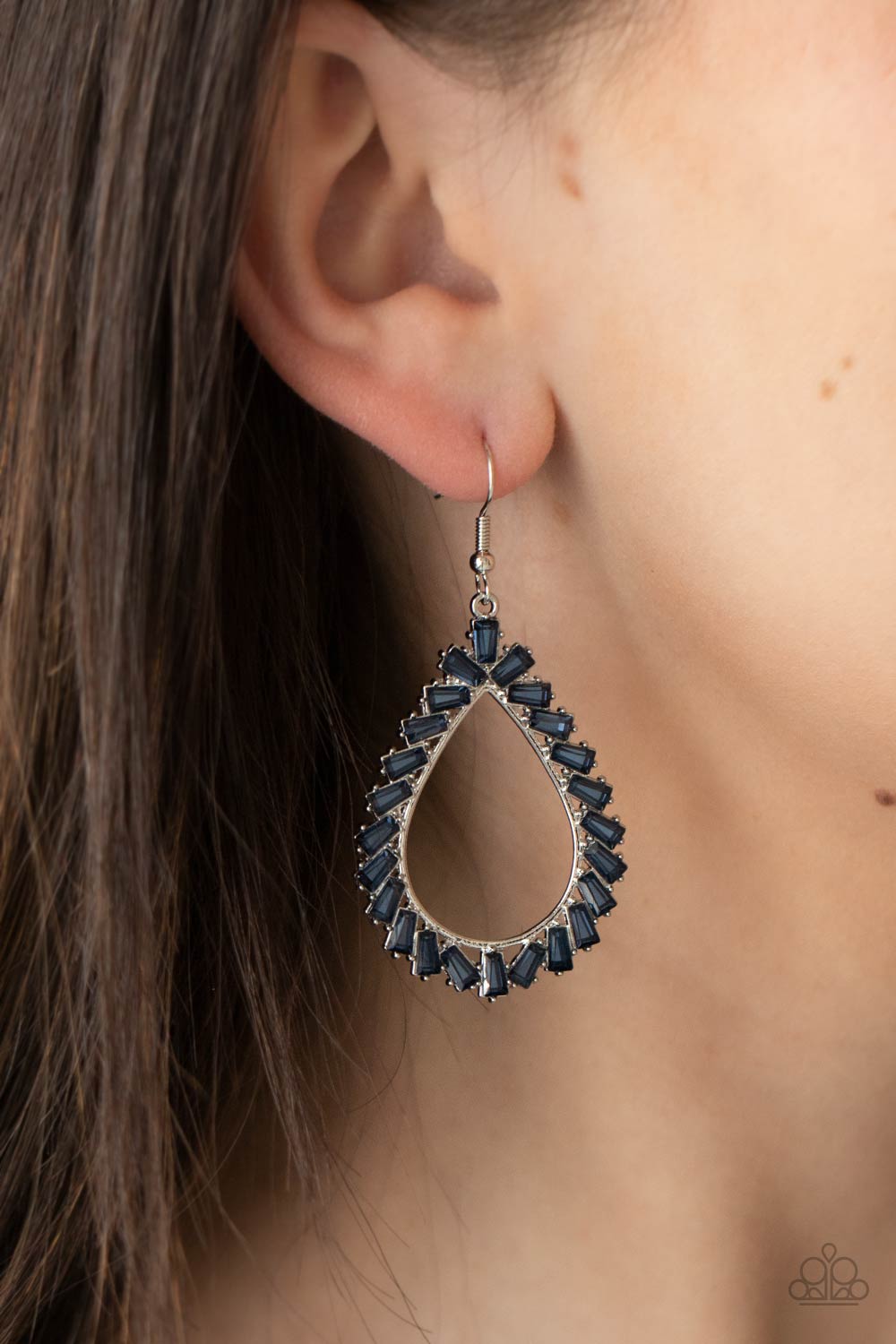 Stay Sharp - Blue Earrings - Princess Glam Shop