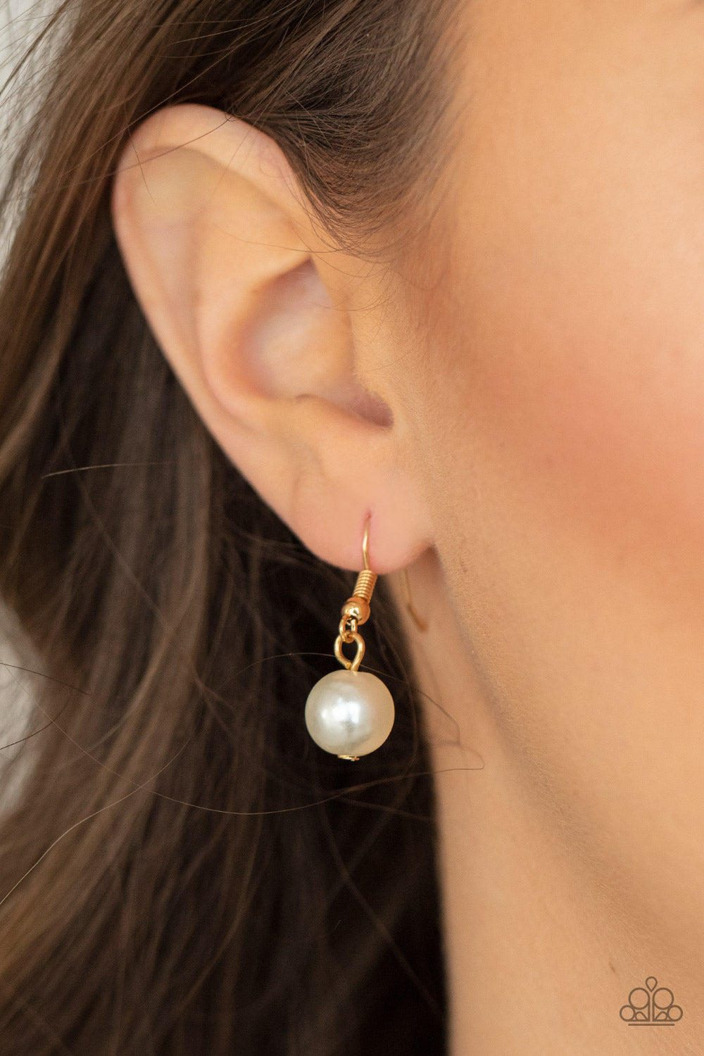 Nautical Novelty - Gold & White Pearl Necklace Set - Princess Glam Shop