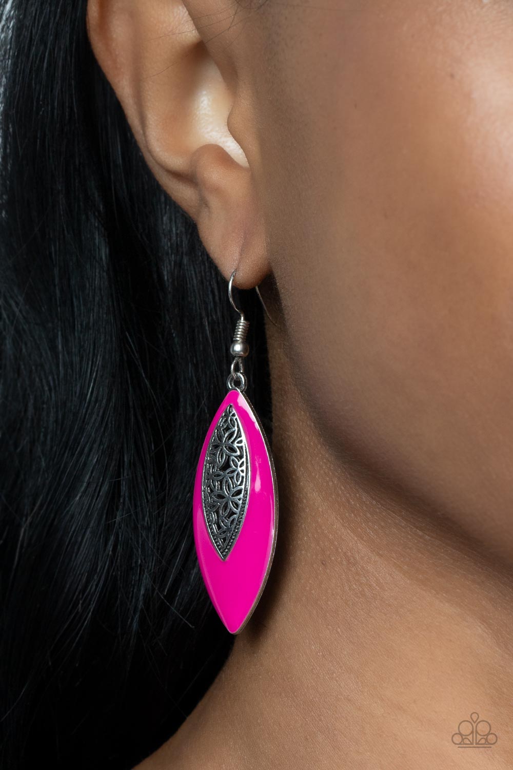 Venetian Vanity - Pink Earrings - Princess Glam Shop
