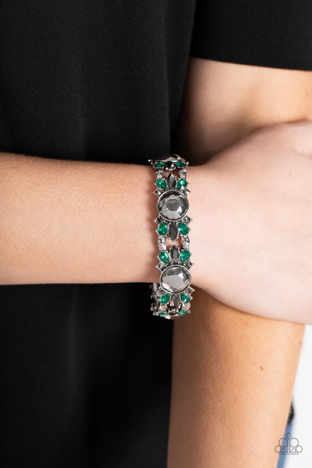 Definitively Diva - Green Bracelet - Princess Glam Shop