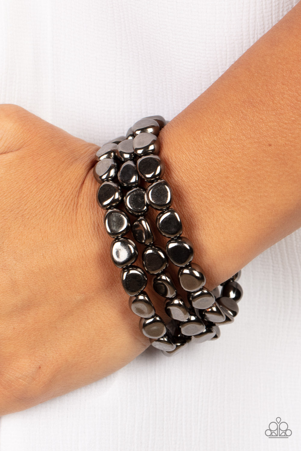HAUTE Stone - Black Bracelet Set - Princess Glam Shop