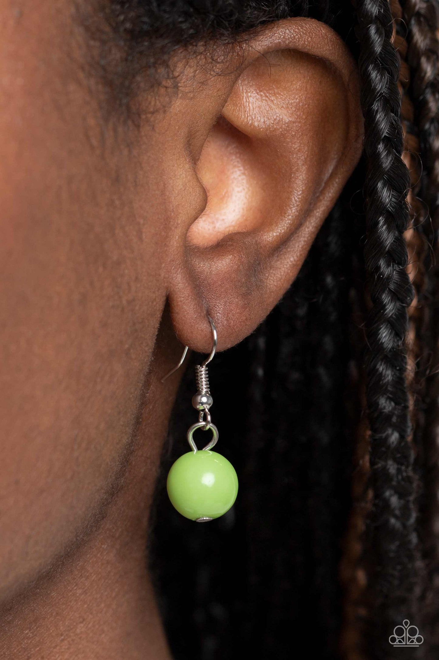 No Laughing SPLATTER - Green Multi Necklace Set