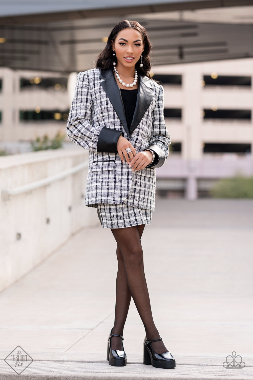 Fiercely 5th Avenue - White Complete Trend Blend April 2022 Fashion Fix Exclusive Set - Princess Glam Shop