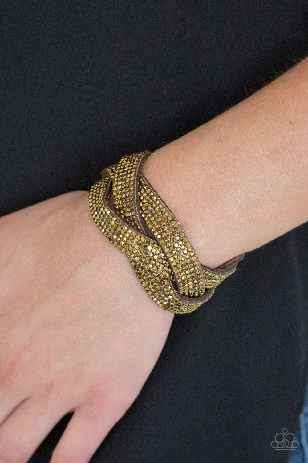 Nice Girls Finish Last - Brass Snap Bracelet - Princess Glam Shop