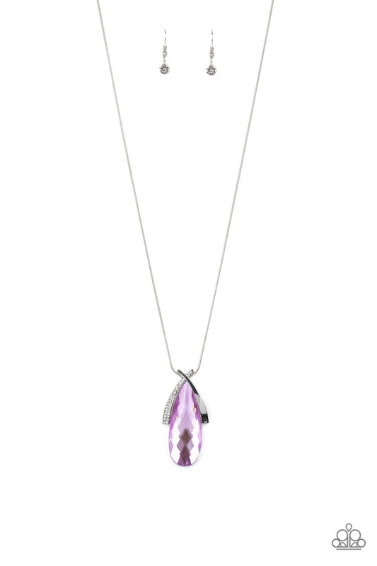 Stellar Sophistication - Purple Necklace Set - Princess Glam Shop