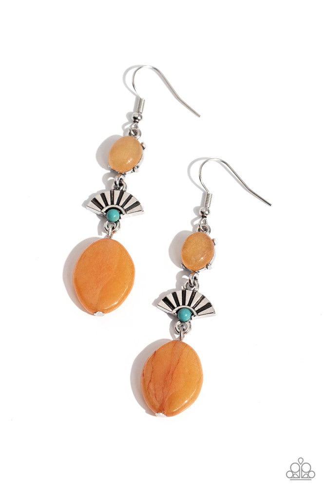 Creative Cascade - Orange Exclusive Earrings