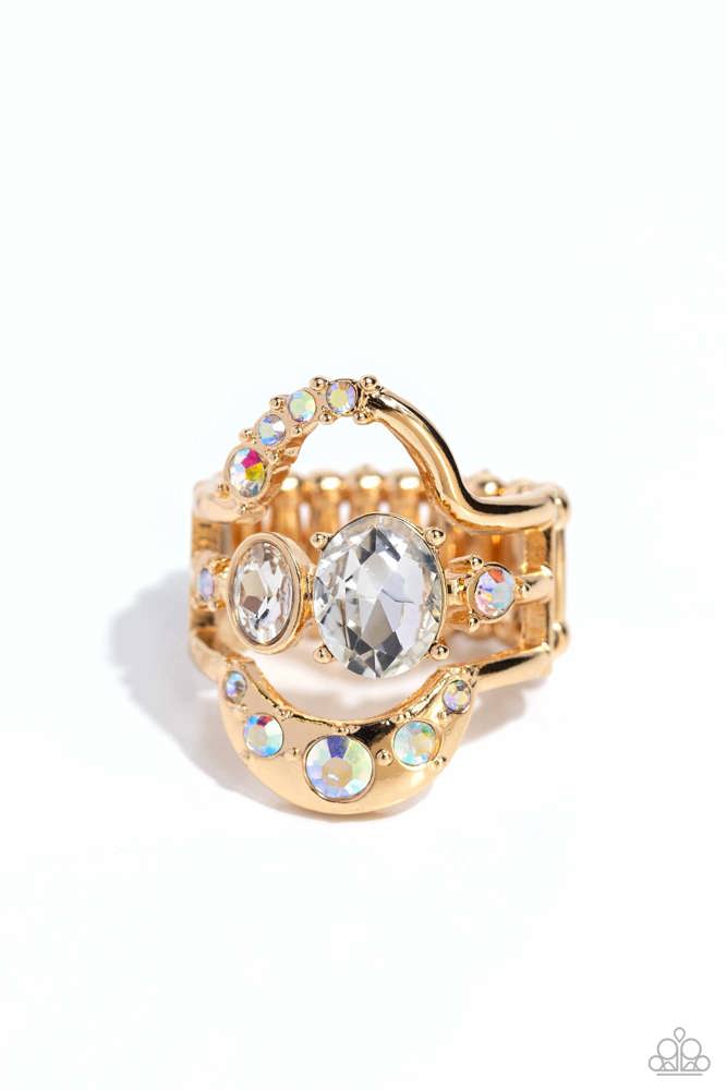 Shopaholic Statement - Gold Exclusive Ring