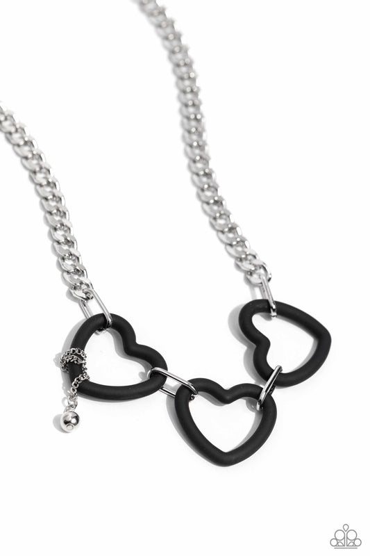 Heart Homage - Black Exclusive Necklace Set