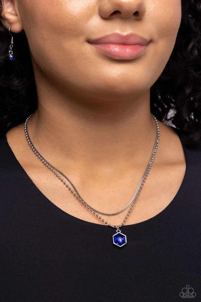 Call of the STYLE - Blue Necklace Set