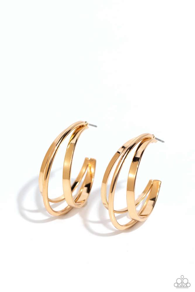 Curly Charisma - Gold Hoop Exclusive Earrings