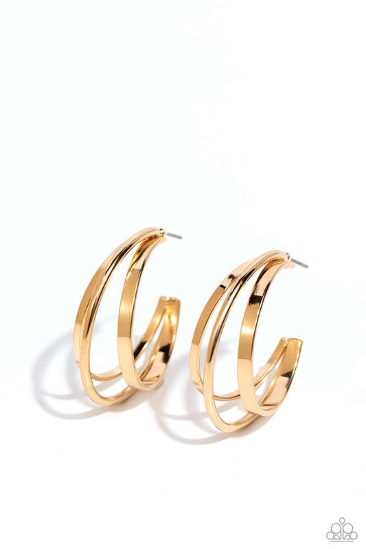 Curly Charisma - Gold Hoop Exclusive Earrings