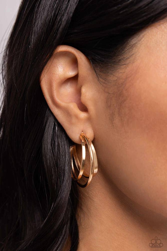 Curly Charisma - Gold Hoop Exclusive Earrings