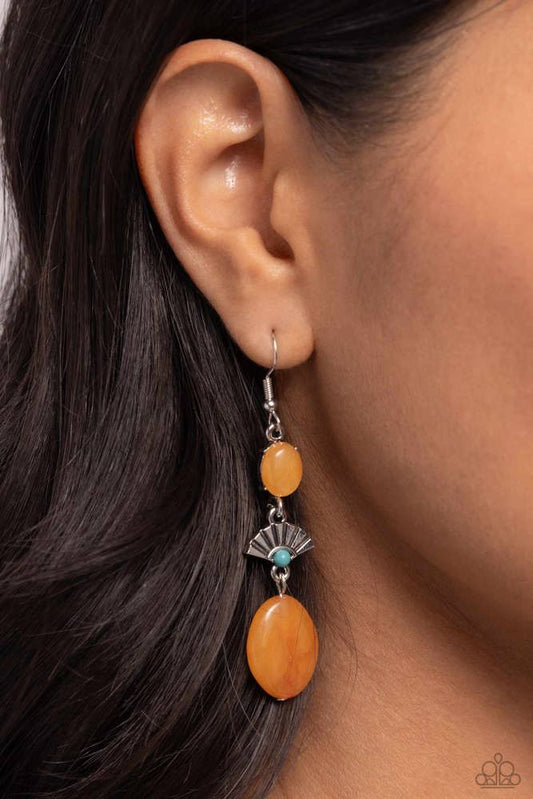 Creative Cascade - Orange Exclusive Earrings