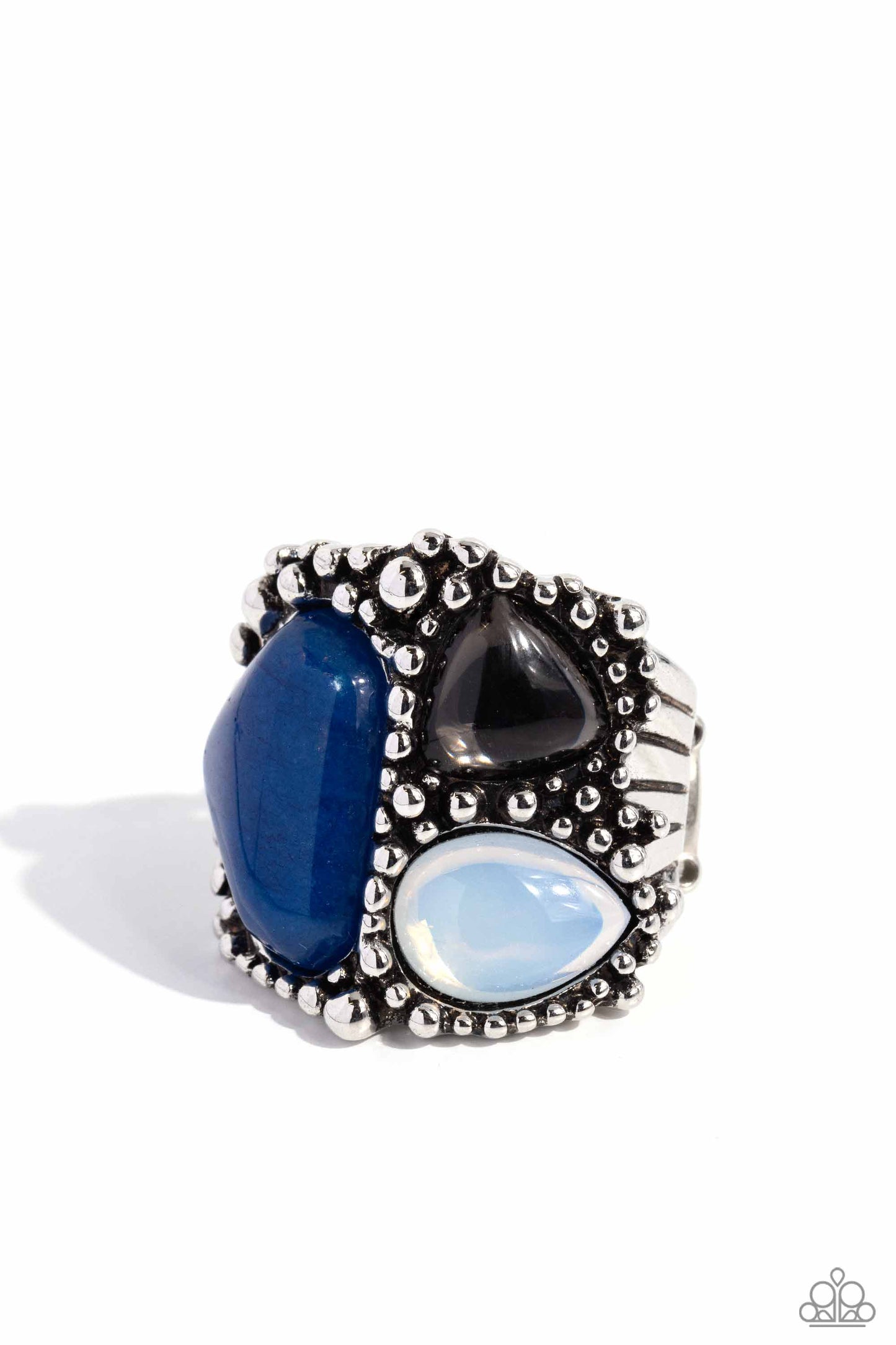 Natural Motley - Blue Exclusive Ring