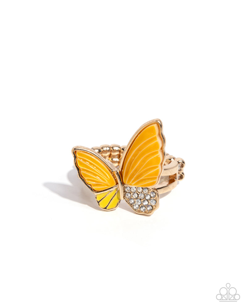 Fluttering Fidelity - Yellow Exclusive Ring