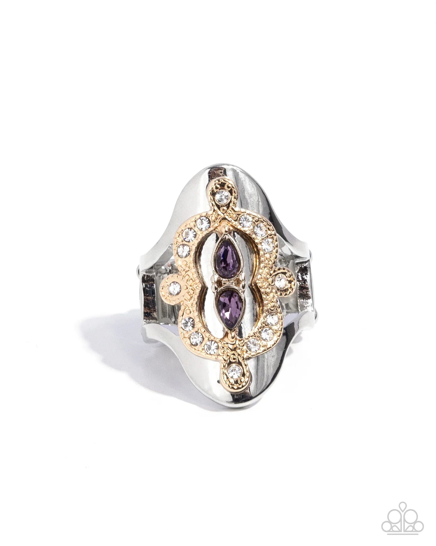 Tiered Timeline - Purple Ring