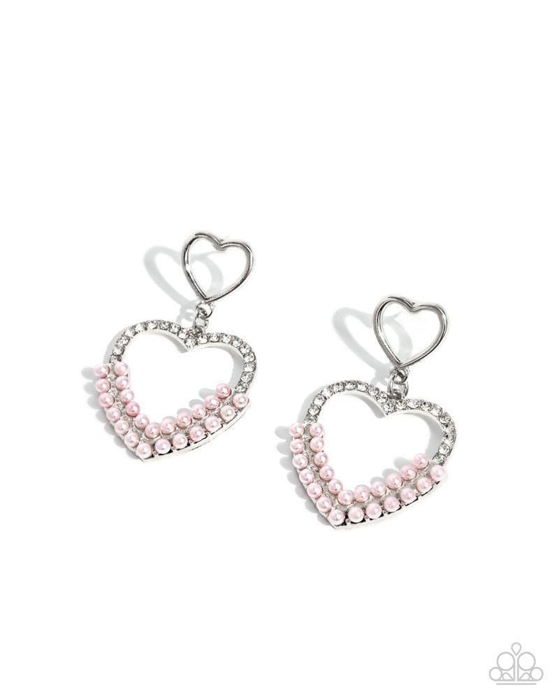 Dangling Damsel - Pink Earrings